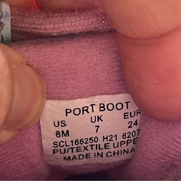 Sperry Toddler Girls Rainbow Tie Dye Saltwater Duck Boots Size 8 - Picture 11 of 11